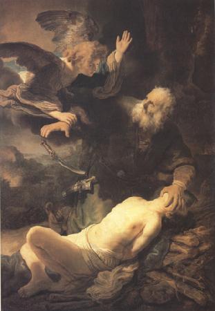 REMBRANDT Harmenszoon van Rijn Abraham's Sacrifice (mk33) France oil painting art